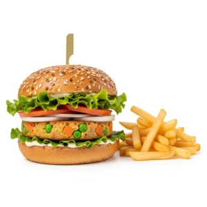 Quarter Pounder Veggie Burger With Chips