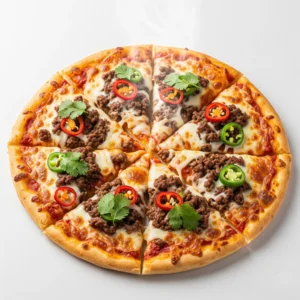 Spicy Beef Pizza