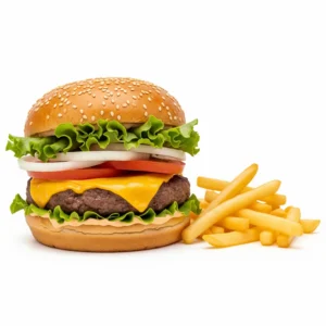 Super Burger Wtih Chips