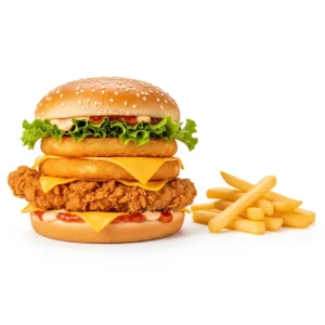 Tower-Burger-With-Chips